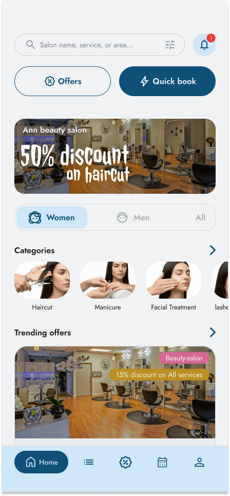 Glowva homepage